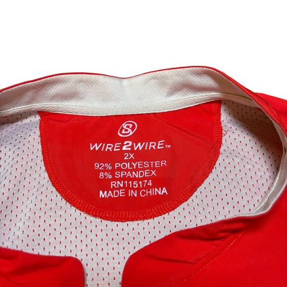 Atlanta Braves Lightweight Pull Over 1/4 Zip Windbreaker Size 2X MLB Baseball - Picture 9 of 9